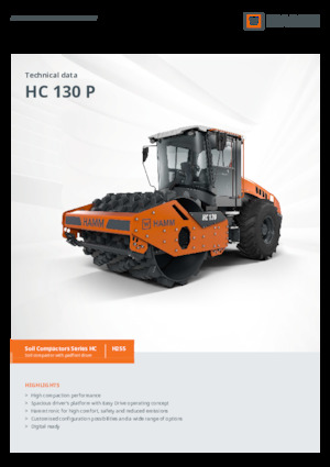 Walzenzüge Hamm HC 130 P