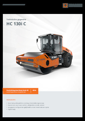Walzenzüge Hamm HC 130i C