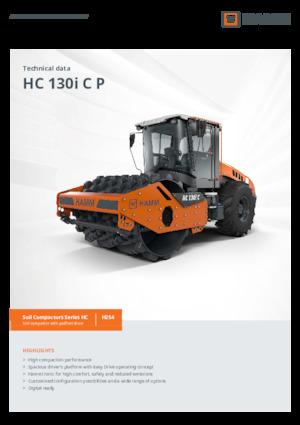 Walzenzüge Hamm HC 130i C P