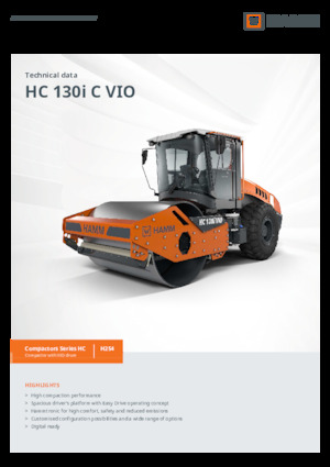 Walzenzüge Hamm HC 130i C VIO