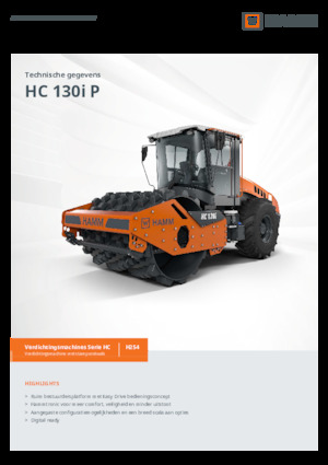 Walzenzüge Hamm HC 130i P