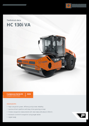 Walzenzüge Hamm HC 130i VA