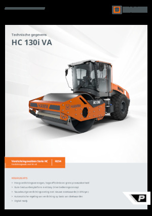 Walzenzüge Hamm HC 130i VA