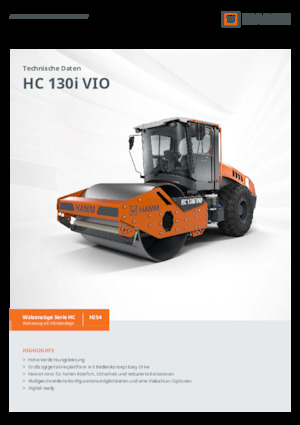 Walzenzüge Hamm HC 130i VIO