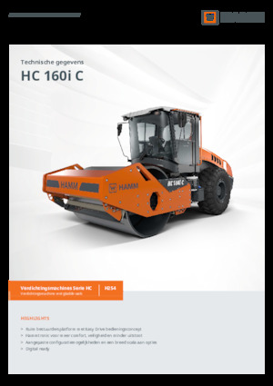 Walzenzüge Hamm HC 160i C