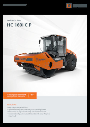 Walzenzüge Hamm HC 160i C P