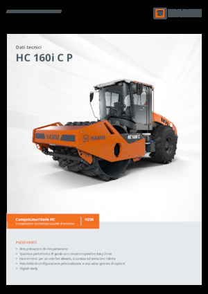 Walzenzüge Hamm HC 160i C P