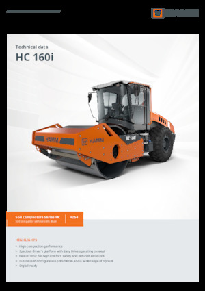 Walzenzüge Hamm HC 160i