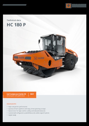Walzenzüge Hamm HC 180 P