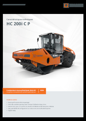 Walzenzüge Hamm HC 200i C P