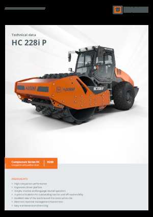 Walzenzüge Hamm HC 228i P