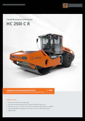 Walzenzüge Hamm HC 250i C R