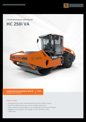 Walzenzüge Hamm HC 250i C VA