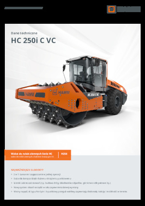 Walzenzüge Hamm HC 250i C VC