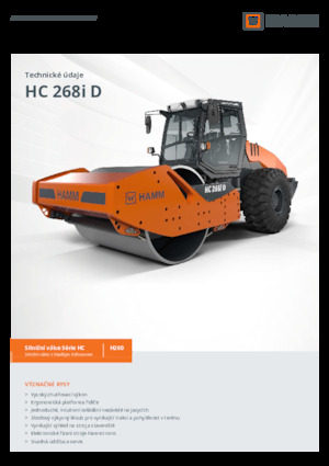 Walzenzüge Hamm HC 268i D