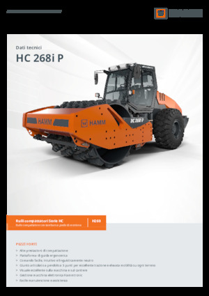 Walzenzüge Hamm HC 268i P