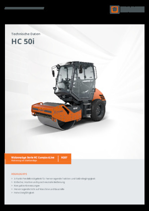 Walzenzüge Hamm HC 50i
