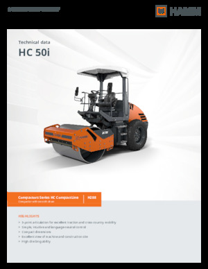 Walzenzüge Hamm HC 50i