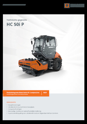 Walzenzüge Hamm HC 50i P