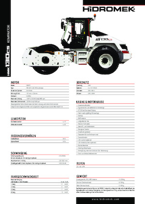Walzenzüge Hidromek HMK 130 CS