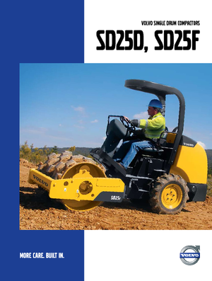 Walzenzüge Volvo SD25D