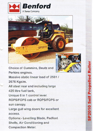 Walzenzüge Benford SP 2010 D