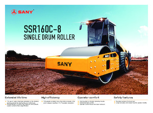 Walzenzüge Sany SSR160C-8 