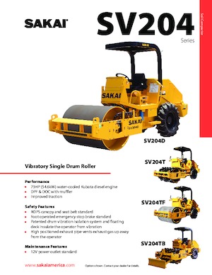 Walzenzüge Sakai SV204TF