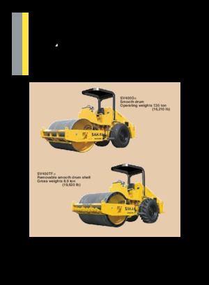 Walzenzüge Sakai SV400T