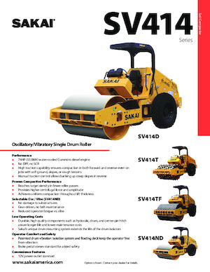 Walzenzüge Sakai SV414ND