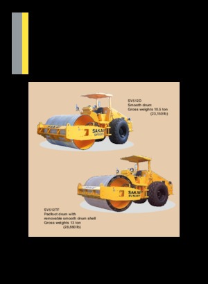 Walzenzüge Sakai SV512T