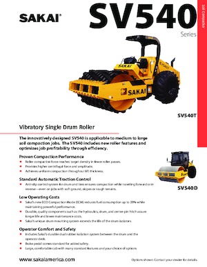 Walzenzüge Sakai SV540T