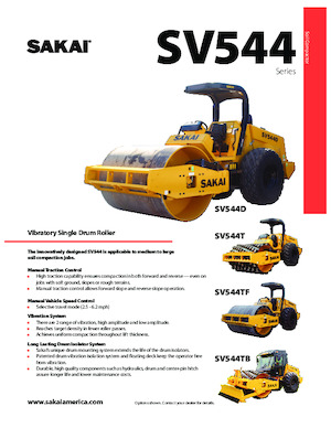 Walzenzüge Sakai SV544D