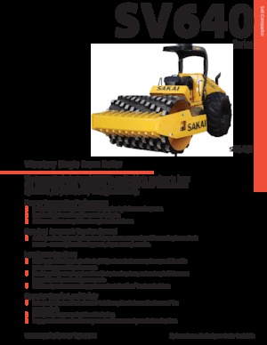 Walzenzüge Sakai SV640D
