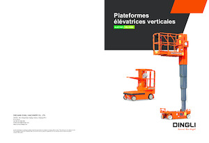 Senkrechtmast-Arbeitsbühnen Dingli AMWP8-3100