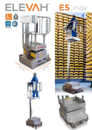 Senkrechtmast-Arbeitsbühnen Faraone Elevah 5 Inox 