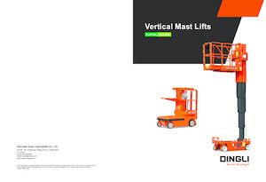 Senkrechtmast-Arbeitsbühnen Dingli TT48
