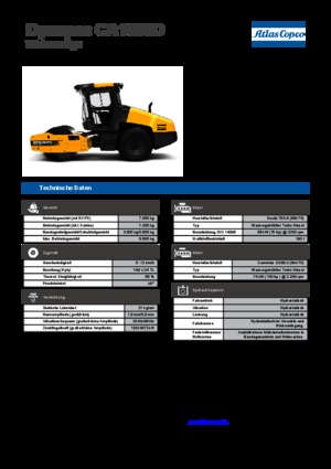 Walzenzüge Dynapac CA 1500 D