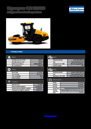 Walzenzüge Dynapac CA 1500 D