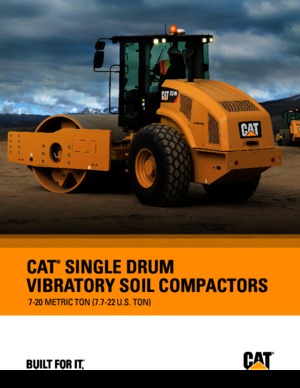 Walzenzüge Caterpillar CS54B