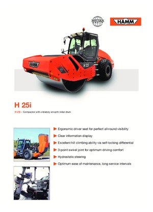 Walzenzüge Hamm H 25i