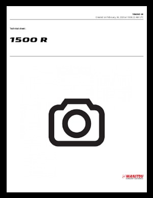 Kompaktlader Manitou 1500R