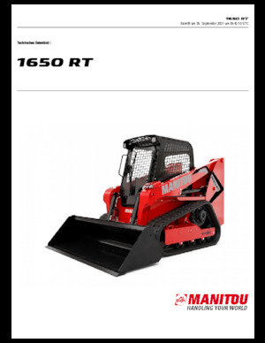 Kompaktlader Manitou 1650RT