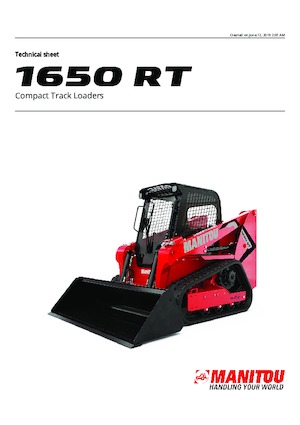 Kompaktlader Manitou 1650RT