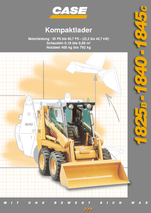 Kompaktlader Case 1840