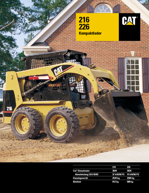 Kompaktlader Caterpillar 216