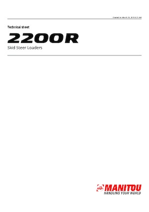 Kompaktlader Manitou 2200R