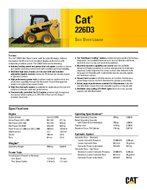 Kompaktlader Caterpillar 226D
