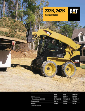 Kompaktlader Caterpillar 232B