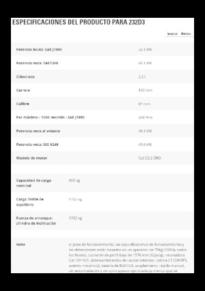 Kompaktlader Caterpillar 232D3